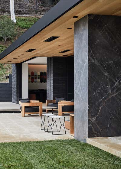  Contemporary Family Home Exterior. Trousdale II by Elizabeth Law Design.