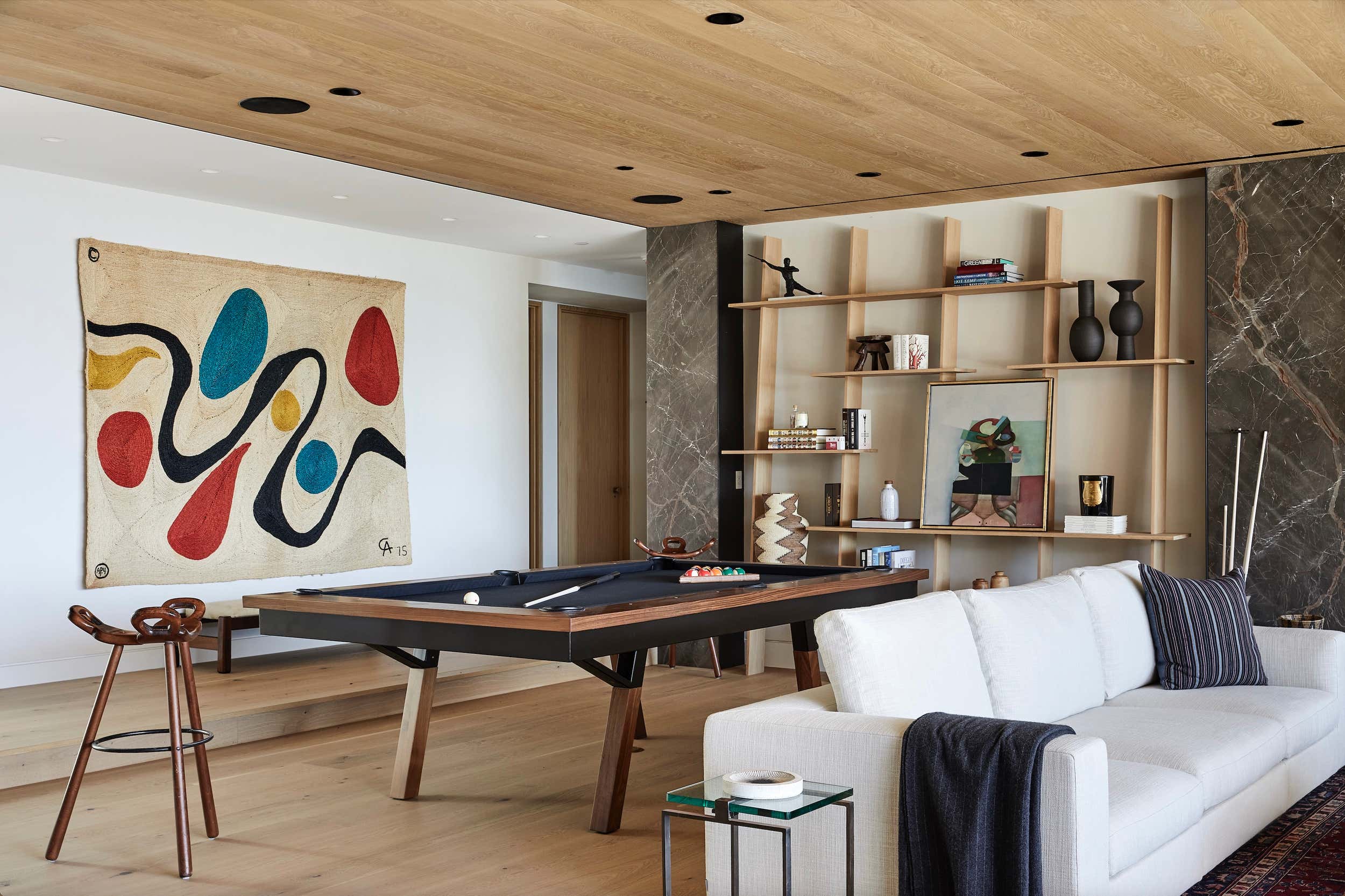 Bar and Game Room by Elizabeth Law Design | 1stDibs