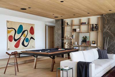 Contemporary Bar and Game Room. Trousdale II by Elizabeth Law Design.