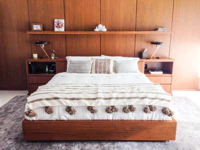  Mid-Century Modern Family Home Bedroom. Trousdale I by Elizabeth Law Design.