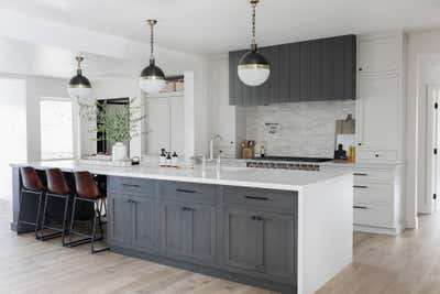  Transitional Farmhouse Family Home Kitchen. Folsom Lake Home Renovation  by Haven Studios.