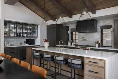  Transitional Vacation Home Kitchen. Truckee Mountain Home Interior Design by Haven Studios.