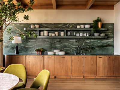  Mid-Century Modern Kitchen. 06 Century City Law Office  by And And And Studio.