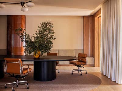  Mid-Century Modern Office Office and Study. 06 Century City Law Office  by And And And Studio.