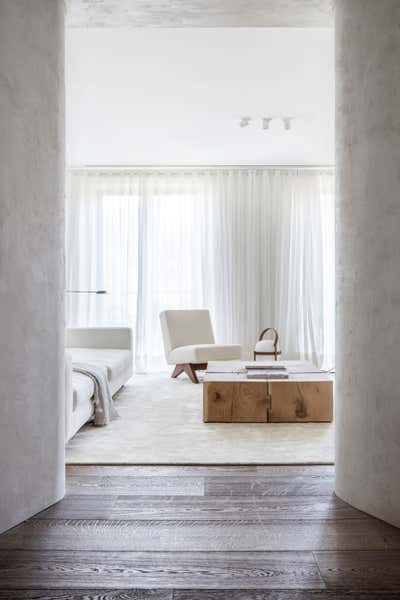  Mediterranean Organic Apartment Living Room. Alcalá by OOAA Arquitectura.