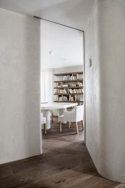  Scandinavian Organic Apartment Dining Room. Alcalá by OOAA Arquitectura.