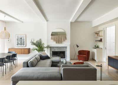 Modern Living Room. Tribeca Penthouse by Studio DB.