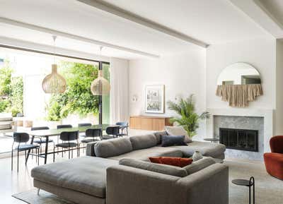 Modern Living Room. Tribeca Penthouse by Studio DB.