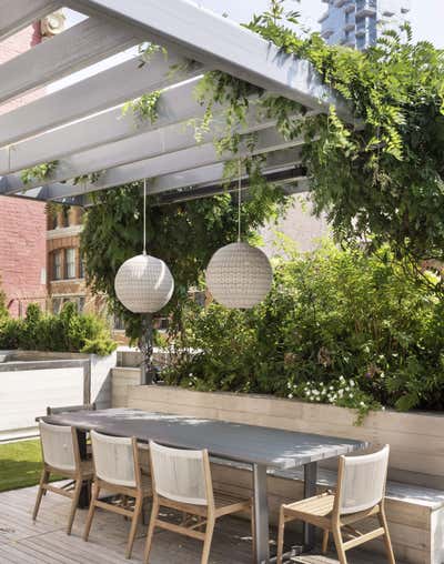  Modern Patio and Deck. Tribeca Penthouse by Studio DB.