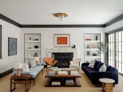 Modern Living Room. Palisades New Build by Zoe Feldman Design.