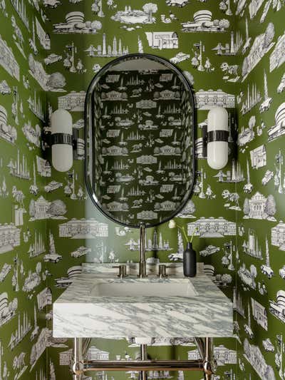  Modern Family Home Bathroom. Palisades New Build by Zoe Feldman Design.