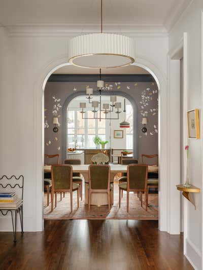  Traditional Dining Room. Dupont Beaux Arts by Zoe Feldman Design.