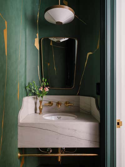  Traditional Family Home Bathroom. Dupont Beaux Arts by Zoe Feldman Design.