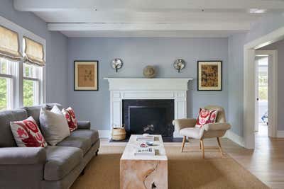 Modern Beach House Living Room. Hamptons by Ginger Lemon Indigo - Interior Design.