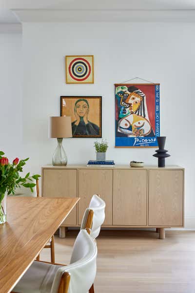 Minimalist Apartment Living Room. Westchester, NY by Ginger Lemon Indigo - Interior Design.