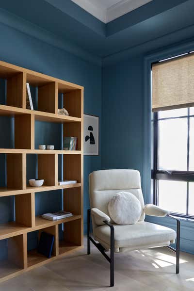  Minimalist Modern Mid-Century Modern Apartment Office and Study. Westchester, NY by Ginger Lemon Indigo - Interior Design.