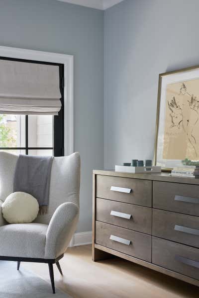  Mid-Century Modern Apartment Bedroom. Westchester, NY by Ginger Lemon Indigo - Interior Design.