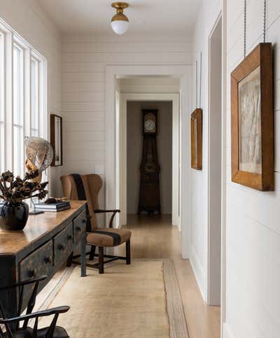  Transitional Family Home Entry and Hall. Chapel by Sean Anderson Design.