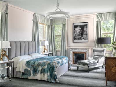  French Family Home Bedroom. Hortense Place by Jacob Laws Interior Design.