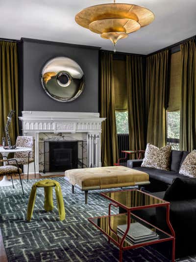  Eclectic Living Room. Hortense Place by Jacob Laws Interior Design.