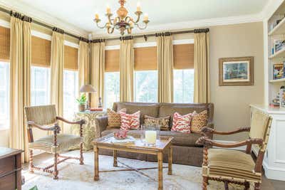  Traditional Family Home Living Room. Terrell Hills Traditional  by Audrey Curl Interiors.