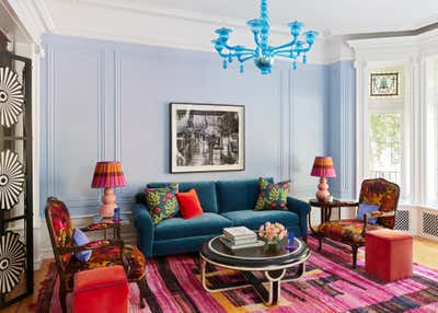  Maximalist Traditional Living Room. Park Slope Rowhouse by Studio SFW.