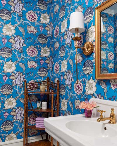  Maximalist Traditional Family Home Bathroom. Park Slope Rowhouse by Studio SFW.