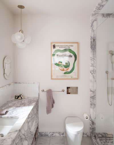  Eclectic Apartment Bathroom. Uptown Apartment  by Studio DB.