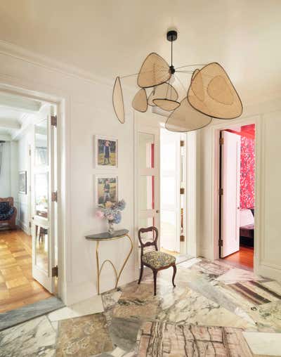  Eclectic Entry and Hall. Uptown Apartment  by Studio DB.