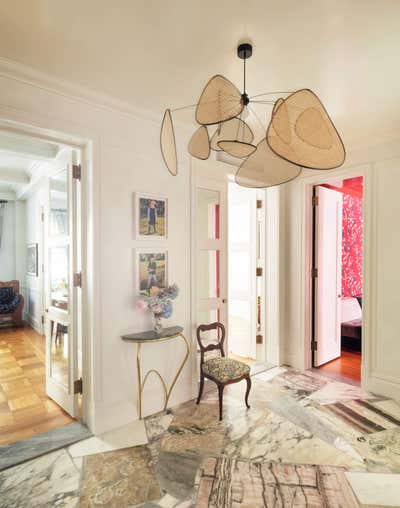 Eclectic Apartment Entry and Hall. Uptown Apartment  by Studio DB.