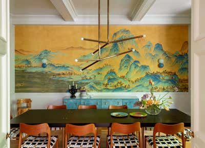  Eclectic Dining Room. Uptown Apartment  by Studio DB.