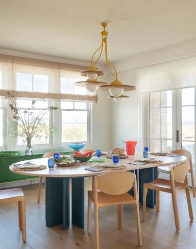  Eclectic Modern Beach House Dining Room. Shore House by Studio DB.