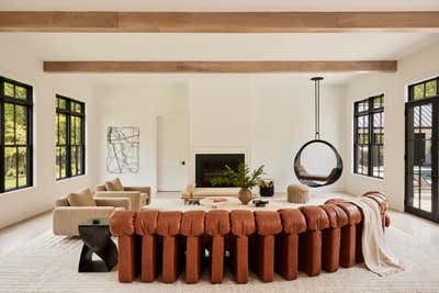  Beach House Living Room. Sag Harbor Modern by Jessica Gersten Interiors.