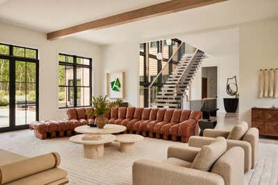  Modern Beach House Living Room. Sag Harbor Modern by Jessica Gersten Interiors.