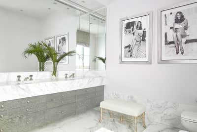  Contemporary Modern Apartment Bathroom. Private French Modern Resindece by Marcelo Lucini Studio.