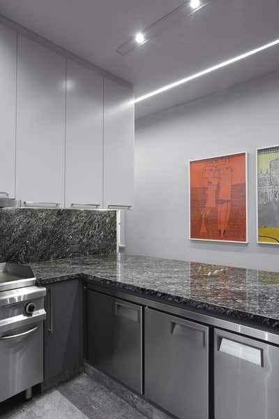  Industrial Kitchen. Private French Modern Resindece by Marcelo Lucini Studio.