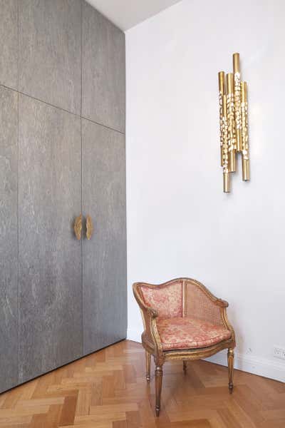  Art Deco Art Nouveau Apartment Storage Room and Closet. Private French Modern Resindece by Marcelo Lucini Studio.