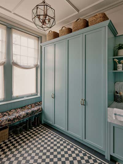  Transitional Traditional Family Home Storage Room and Closet. Queens Park II by Studio Duggan.