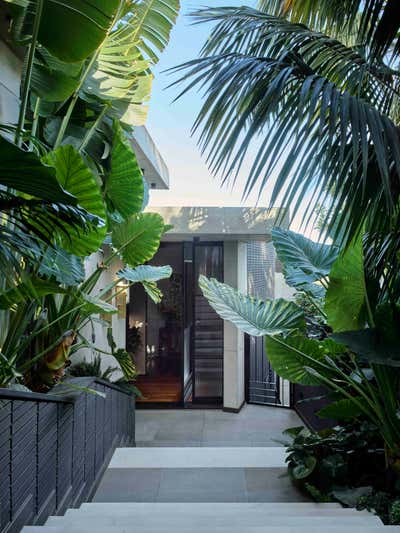  Art Deco Tropical Family Home Exterior. Kyle Bay House by Greg Natale.