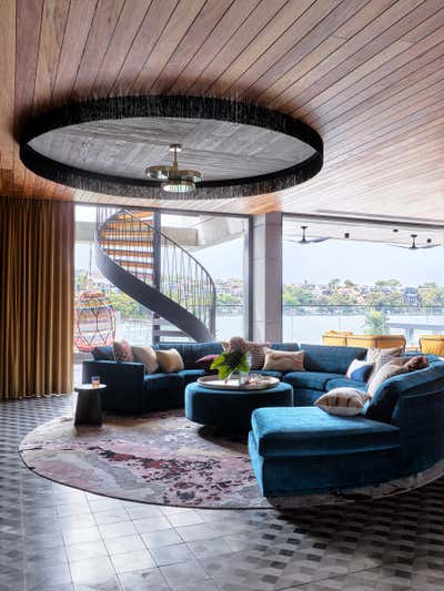  Mid-Century Modern Living Room. Kyle Bay House by Greg Natale.