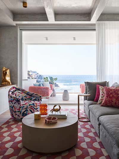  Contemporary Beach House Living Room. Lurline Bay House by Greg Natale.