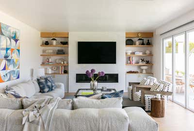  Eclectic Beach House Living Room. SoCal Living by Mehditash Design LLC.