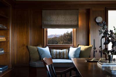  Craftsman Family Home Office and Study. Presidio Heights II by Marea Clark Interiors.