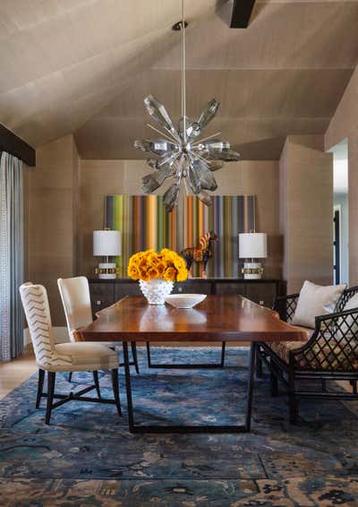 Contemporary Dining Room. A First Time Remodeler's Sanctuary by Andrea Schumacher Interiors.