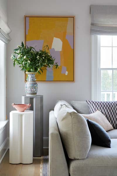  Transitional Family Home Living Room. Larchmont by Rachel Sloane Interiors.