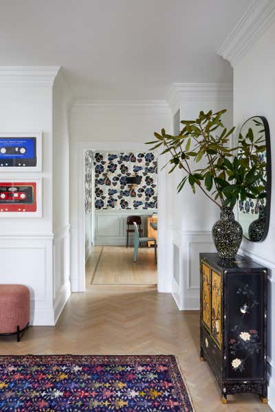  Transitional Entry and Hall. Larchmont by Rachel Sloane Interiors.