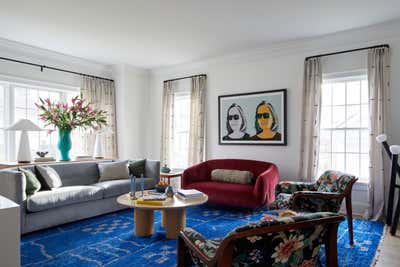  Transitional Family Home Living Room. Larchmont by Rachel Sloane Interiors.