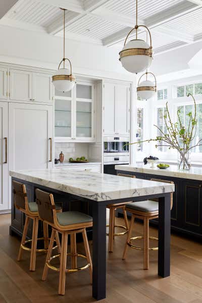  Transitional Family Home Kitchen. Greenwich by Rachel Sloane Interiors.