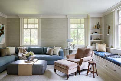  Transitional Family Home Living Room. Greenwich by Rachel Sloane Interiors.