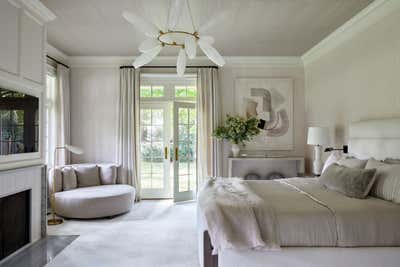  Transitional Family Home Bedroom. Greenwich by Rachel Sloane Interiors.